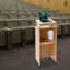 44'' Wood Full Podium with Wheels