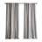 Cotton Printed Curtain Panel with Chenille Stripe and Lining 50x84"-1621888050-1621888052