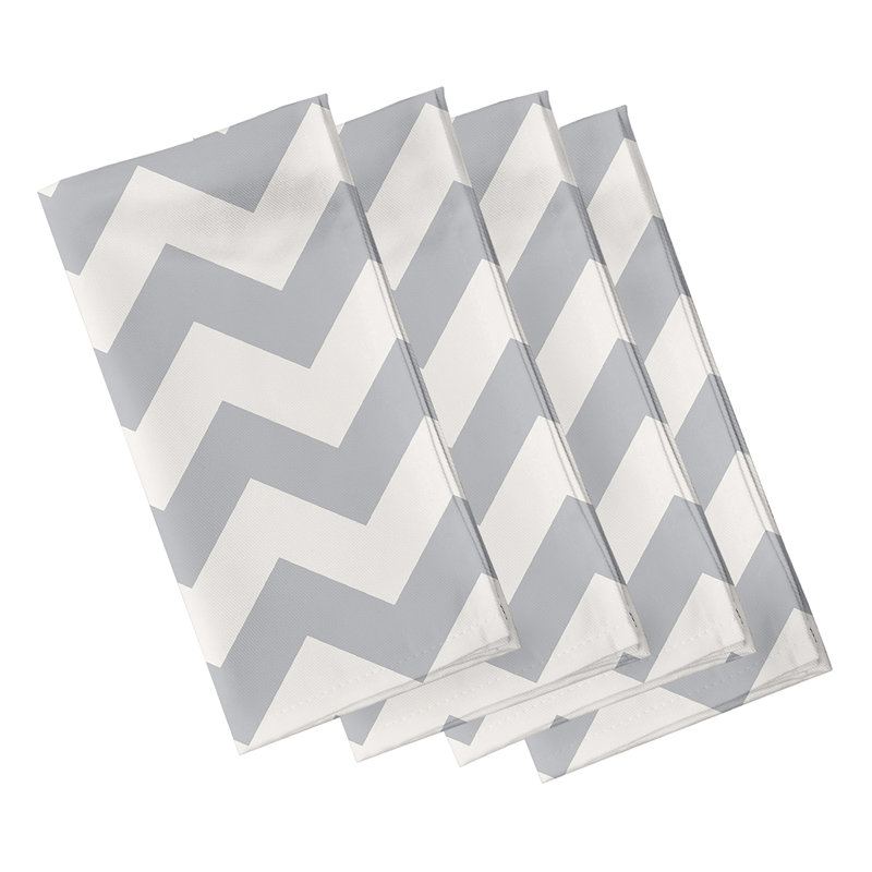 Ubertina Napkin, 18" W x 18" L, Light Gray
