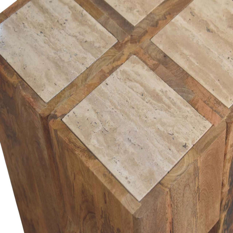 Table d'appoint Travertine