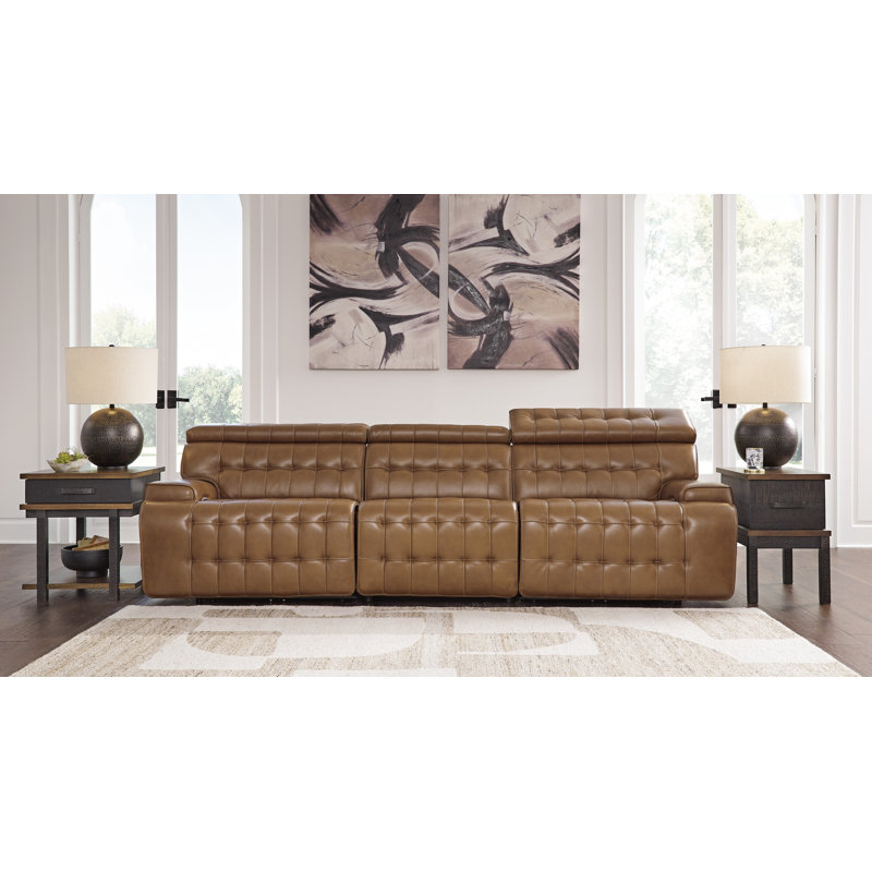 Canapé modulaire inclinable électrique 3 pièces Temmpton