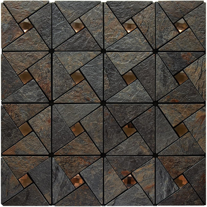 10-Sheet Rustic Slate LookTile