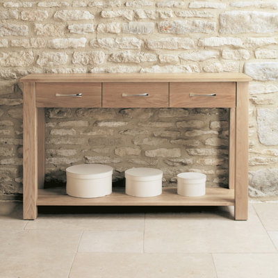 Oscar 120cm Solid Wood Console Table