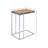 Millington End Table With Extension Top, Side Table With Folding Top, Rectangular Accent Table