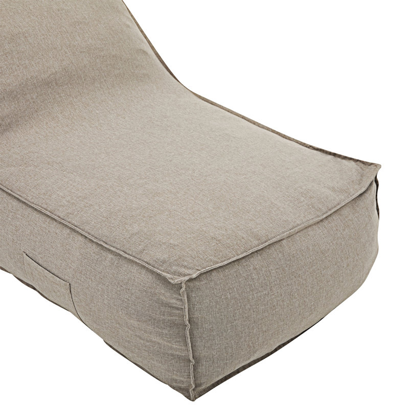 Fauteuil à billes d'extérieur, ensemble de 2, Beige