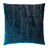 Peacock Feather Square Velvet Pillow Cover & Insert-92627723-92627691