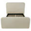 Grand lit plateforme gris Kendra