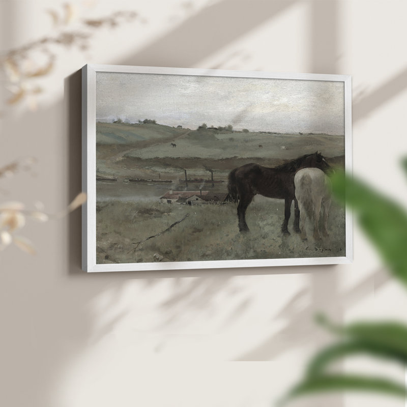 Faune rétro-quatorze - reproduction encadrée, H 11 po x l 14 po, Blanc