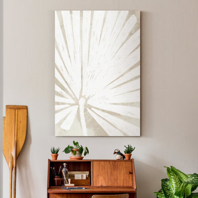 " Linen Tropical Silhouette IV " Acrylic Print
