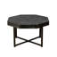Table basse octogonale en bois avec patchwork de style campagnard 30 pouces-329096119
