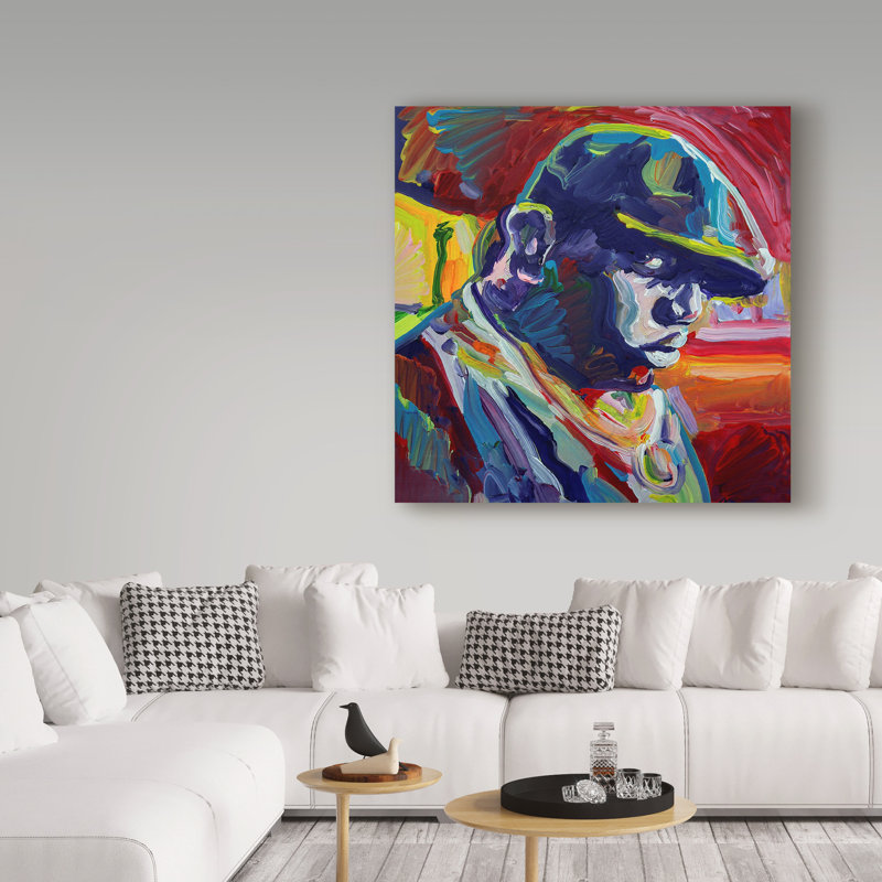 « biggie smalls », reproduction sur toile tendue, H 35 po x l 35 po x P 2 po