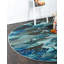 Tapis bleu Albro Southwestern-19399612
