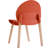 4 - Pack Indoor Crimson Dining And Living Room Chairs With Red Oak Legs, Body Adaptive Comfort, Modern Two Tone Design Pp Seat, Floor Protective-385600599