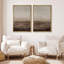 «Earthen Layers Abstract Earth Tone», 2 pièces sur toile-98464598-98464601