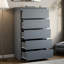 Cunha 70cm W 5 - Drawer Chest of Drawers-1843590124