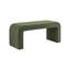 Banc élégant avec cascade et entrée moderne pour chambre à coucher