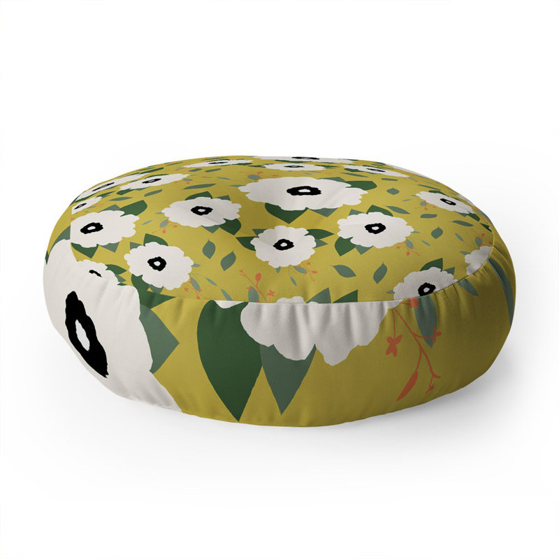 Coussin de sol floral de jardin allyson johnson