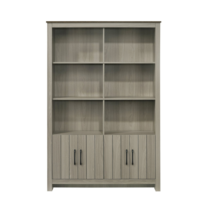 Bibliothèque avec portes d'armoire