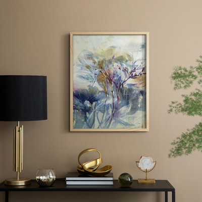 Meadow Saffron II Framed Print - Solid Wood