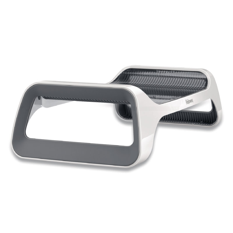 Fellowes® Single Screen Desktop Mount, White/Grey