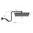 12 Inch Adjustable Extension Arm High-Pressure Rain Shower Head, Rain Fixed Shower Head-121108232