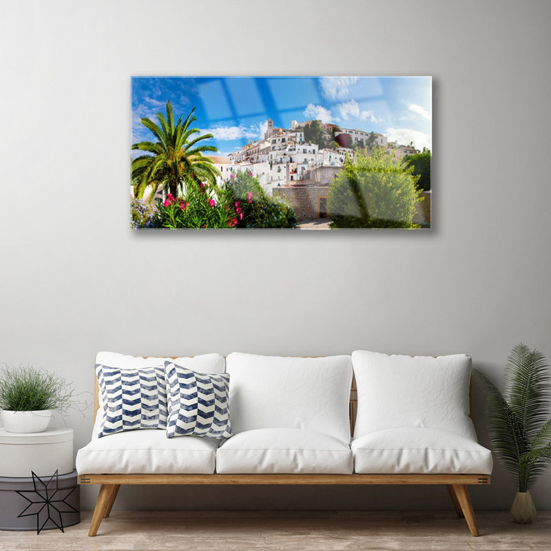 City Landscape - Unframed Photograph on Glass