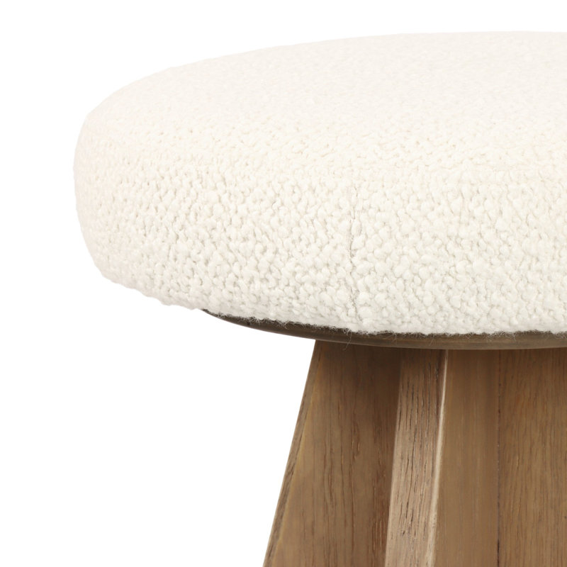 Damon Swivel Stool-Sapphire Khaki-Counter, Brown, Durham Cream, Bar Stool (31" Seat Height)