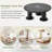 39.4" Round Petal-Shaped Coffee Table-114232484