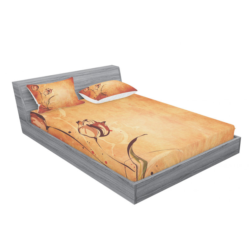 Microfiber Sheet Set, Full Sheet Set with Fitted Sheet