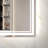 60X40 Inch Oversized LED Bathroom Mirror Wall Mounted Mirror With 3 Color Modes  Aluminum Frame Large Wall Mirror For Bathroom