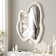 Miroir mural en bois massif