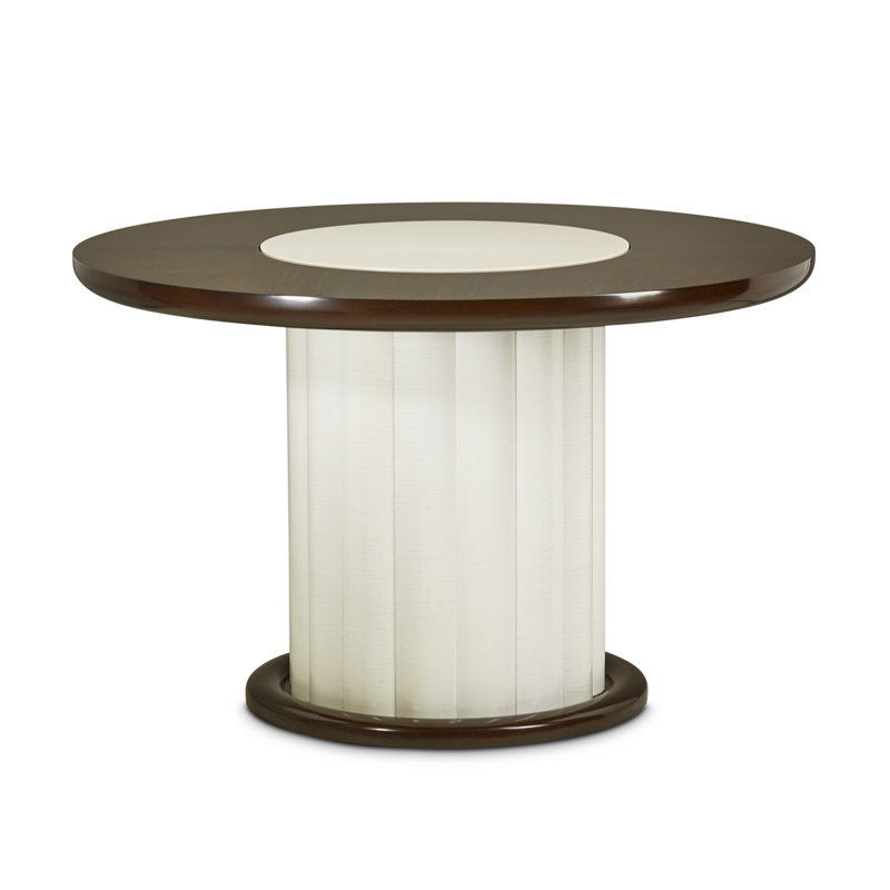 Paris Chic Round Solid Wood Dining Table