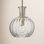 Portree Single Light Glass Dimmable Pendant