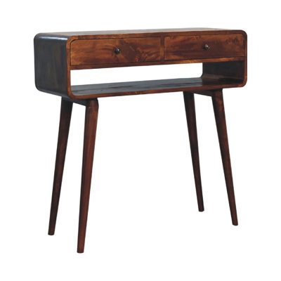 Gaimo 35.4331'' Solid Wood Console Table