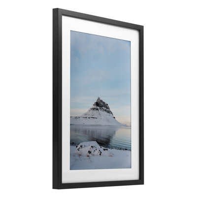 Scénique péninsule de l'Islande, reproduction sous verre, conception de Jade Sharp Photo