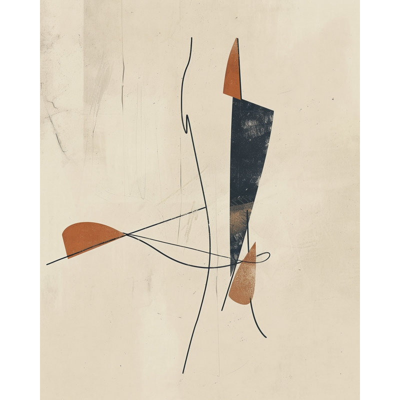 Art mural sur toile Linear Balance Study, H 40 po x l 30 po x P 1,5 po