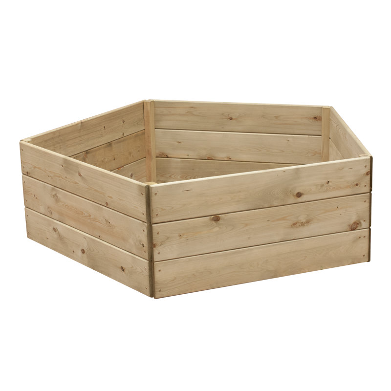 Pentagonal Raised Bed 45cm High, 90cm each side
