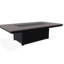 48" x 84" Rustic Fire Table with Propane Shelf-416091893