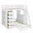 Twin-Over-Twin Bunk Bed Integrated With LED Lighting-114446973