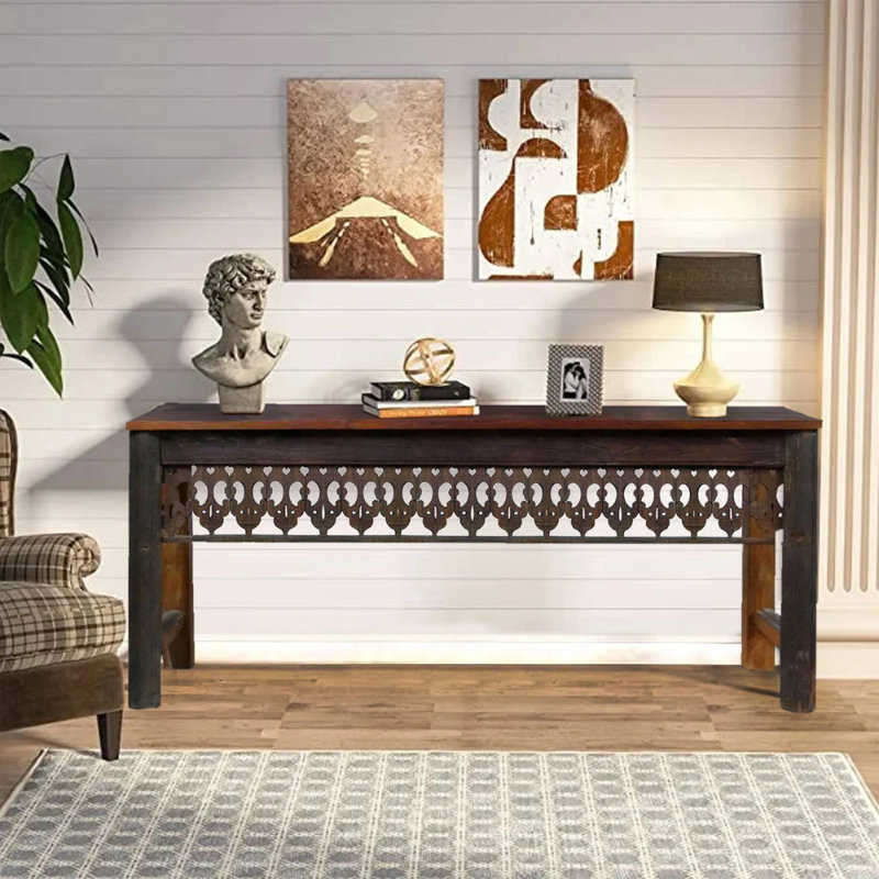 75'' Solid Wood Console Table