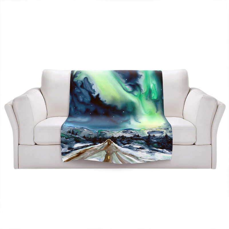 Hand Woven Throw Blanket, 68" x 80"