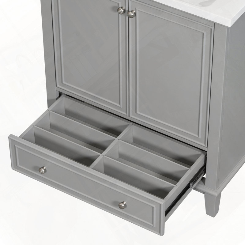 Lavabos et toilettes deux en un, Gris