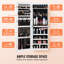 Armoire à bijoux avec miroir verrouillable 42,52 po-106667684