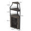 Wine Bottle & Glass Rack Black-456737117