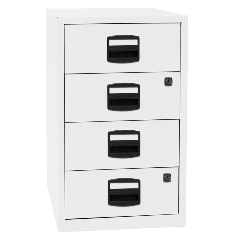 Pfa 41.3cm Wide 4 -Drawer File Cabinet, White