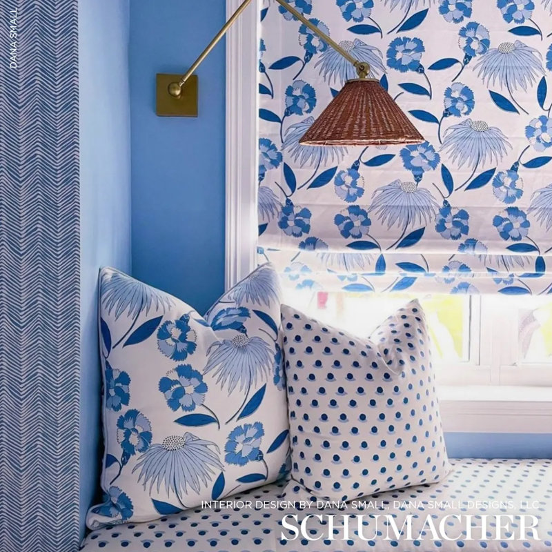 Tissu Schumacher x Celerie Kemble, Bleu après-midi