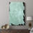 Teal Cascade II -Custom Wrapped Gallery Cavas