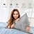 Silk LIke Pillowcase Bed Pillow Covers, Breathable, Skin-Friendly-617006602-617006601