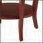 Table basse Classy ronde rouge avec rangement inférieur-1063999780
