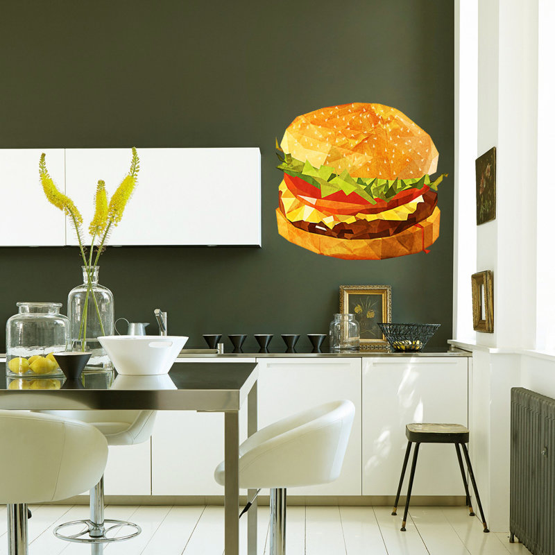 Food & Beverage Wall Decal, 33" H x 33" W